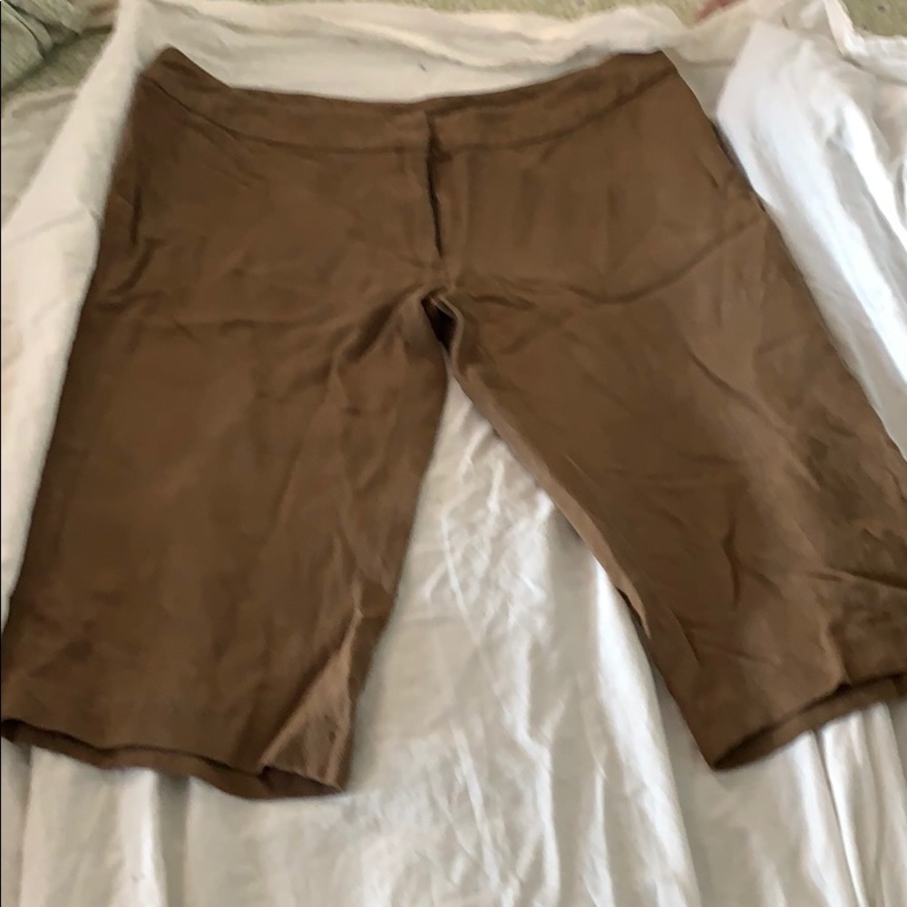 Silk above knee length shorts